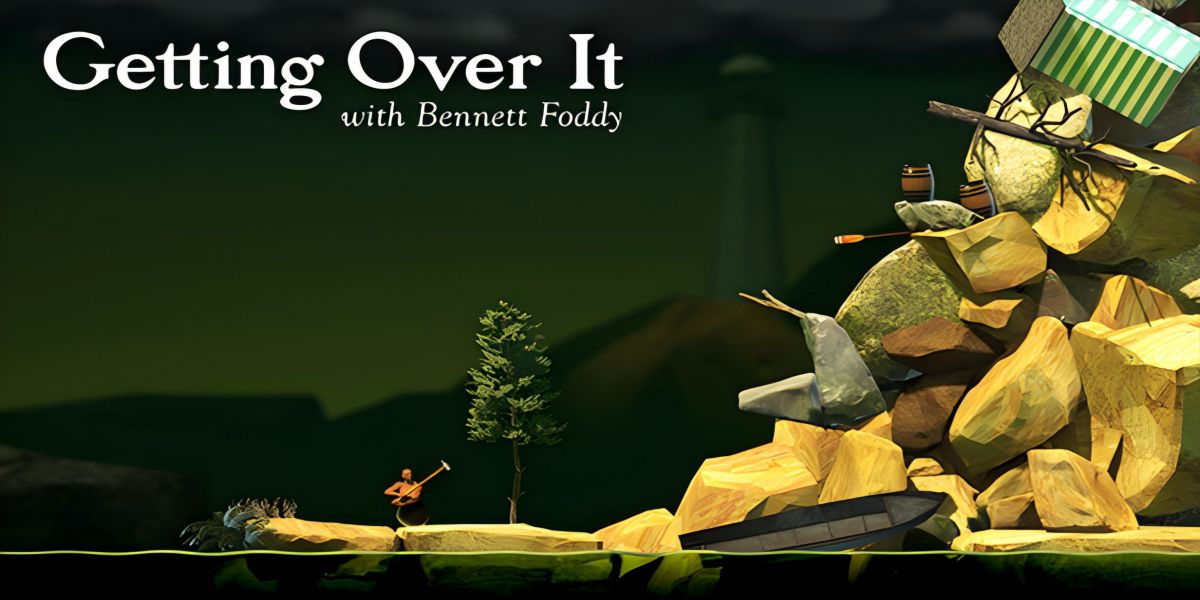 A game that challenges your patience and luck-Getting Over It 
