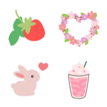 大人可愛い❤️春のお花絵文字