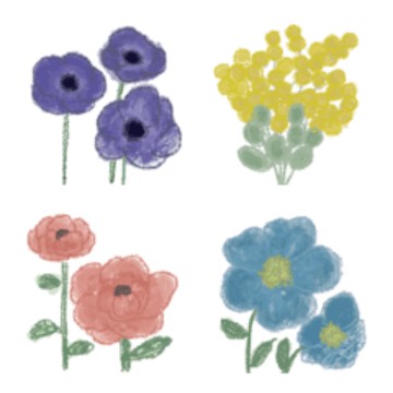 アートなお花絵文字