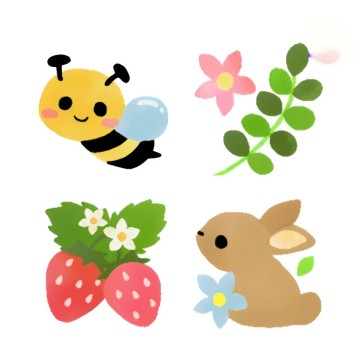 春に使える色々絵文字