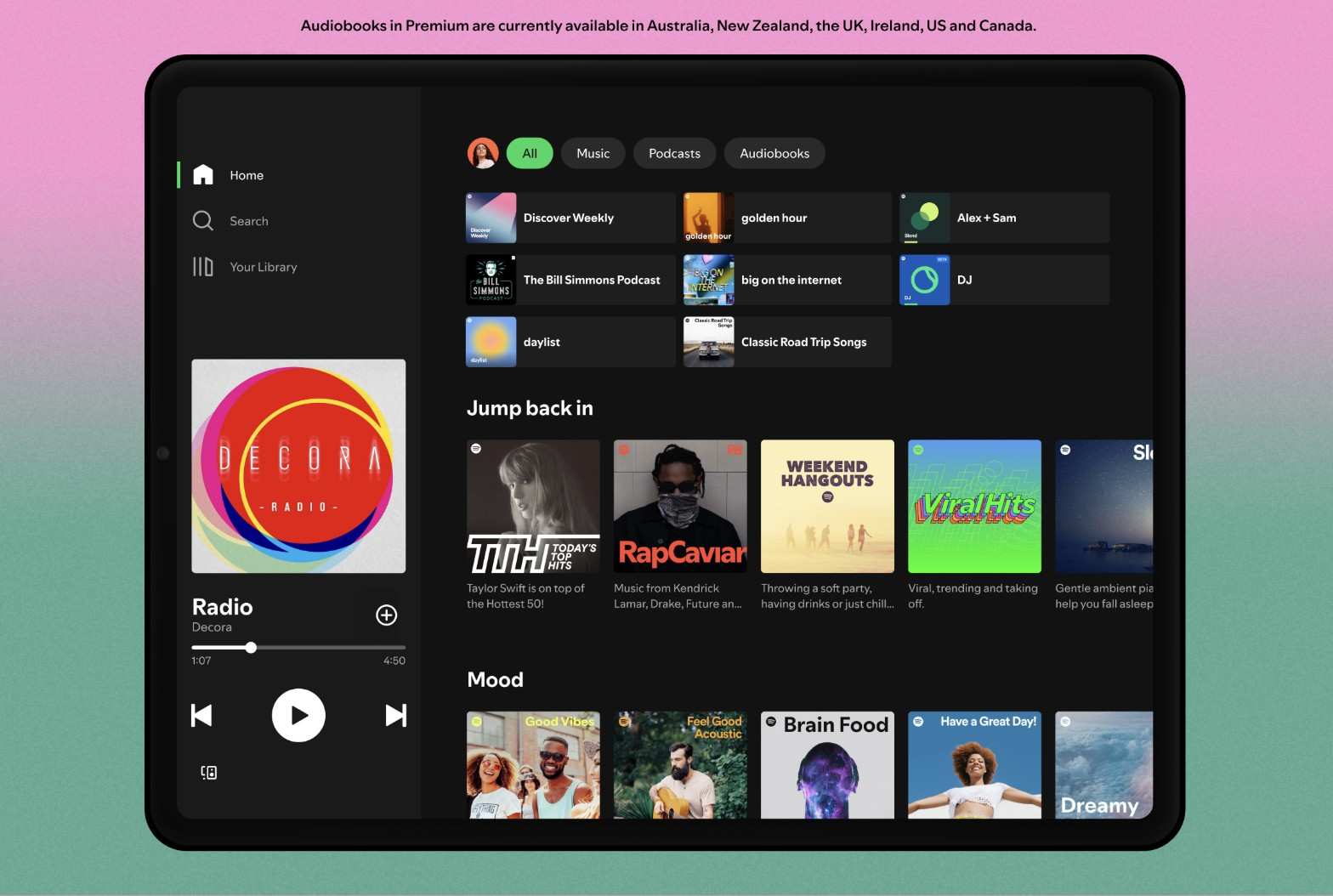 Spotify: Discover new music