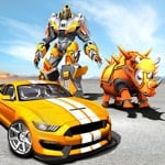Rhino Robot Car transforming games
